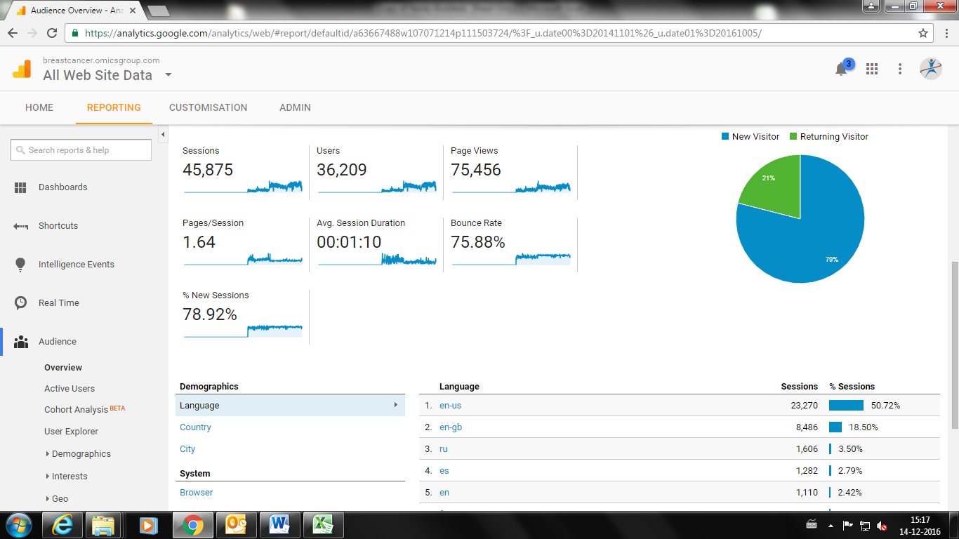 Visitor Analysis Report